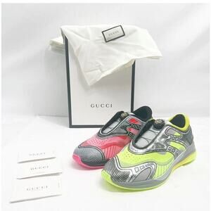 Gucci Ultrapace - Neon Pink Yellow Sneakers Sz G 9.5 US 10.5